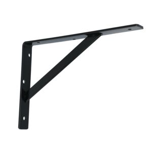 SHELF BRACKET 12" HEAVY DUTY BLACK SHELF BRACKET 12" HEAVY DUTY BLACK